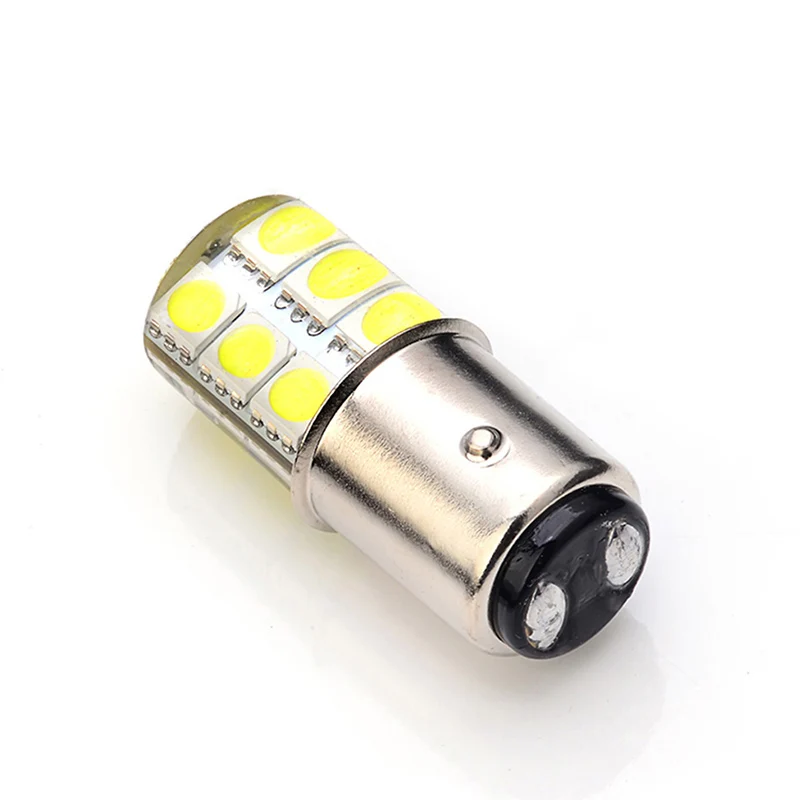 1157 P21/5W Bay15d S25 светодиодный 12SMD 12V 1W силикагель автомобильный стоп-сигнал для