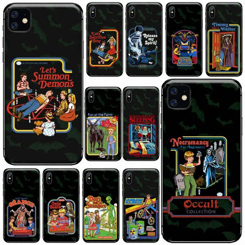 Summon Demon Halloween Horror Phone Case for iPhone 11 12 pro MINI XS MAX 8 7 6 6S Plus X 5S SE 2020 XR | Мобильные телефоны и