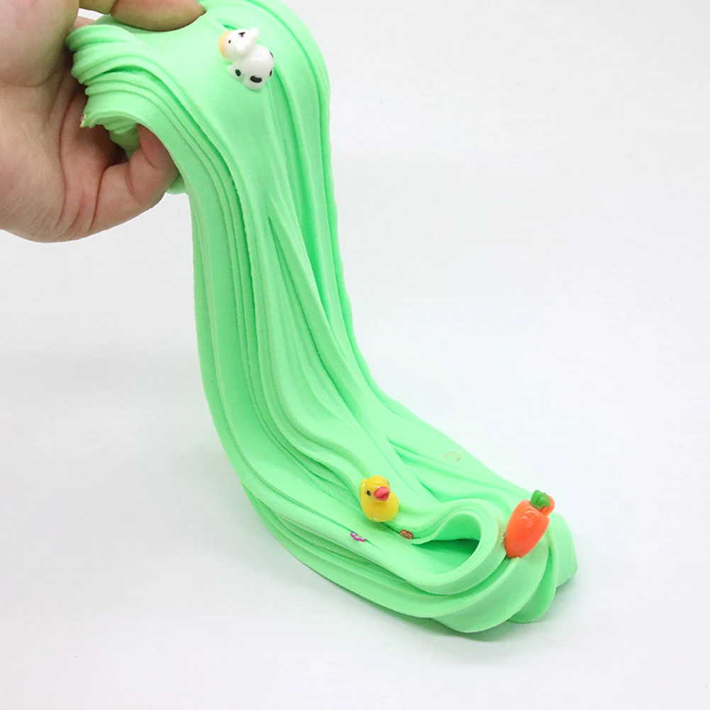 Утка животное цветок Хлопок грязь слойка слизи игрушка DIY карфты подарок снятие стресса стимулирует творческие упражнения практическая способность игрушка