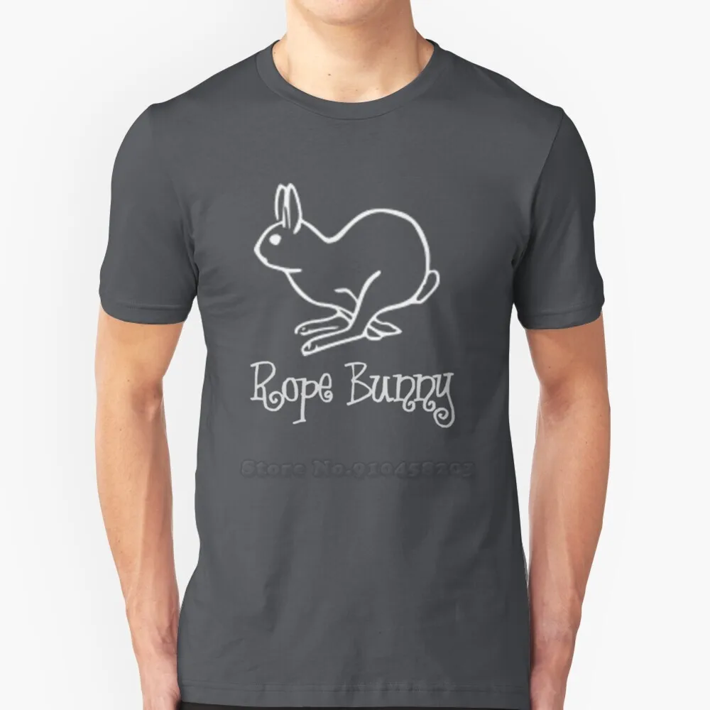 Rope Bunny | Bdsm Sublimated Kink Shirt T-Shirt In Puro Cotone O-Collo T Shirt Uomo Rope Bunny Shibari Rope Play Kink Roleplay Sub