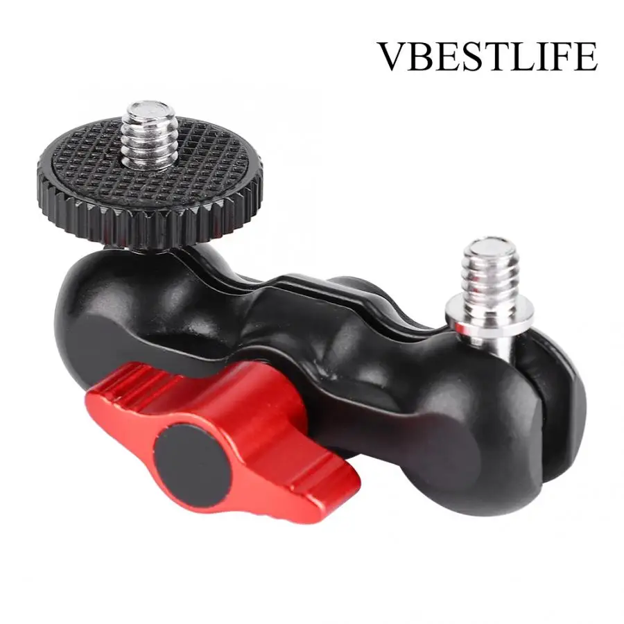 Многофункциональная шаровая Головка 1/" для фотосъемки VBESTLIFE Magic Arm Mount Adapter аксессуары для камеры Фотостудия