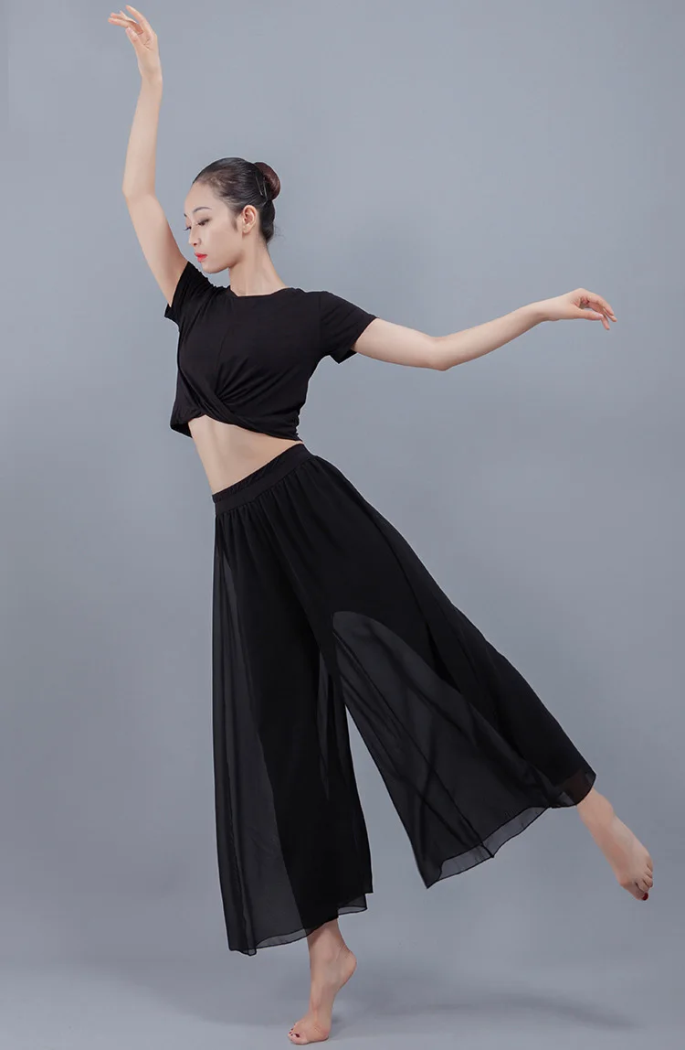 Dance Pants Latin Pant Standard Training Trousers for Women Ballroom Tango Waltz Belly Dance Competitions