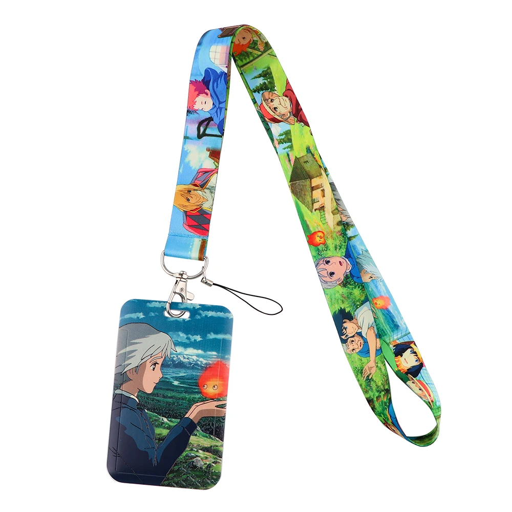 

FD0808 Stylish Anime Keychain Lanyard Neck Straps Phone Rope for Keys USB ID Card Badge Holder Hang Rope Lariat Phone Accessory