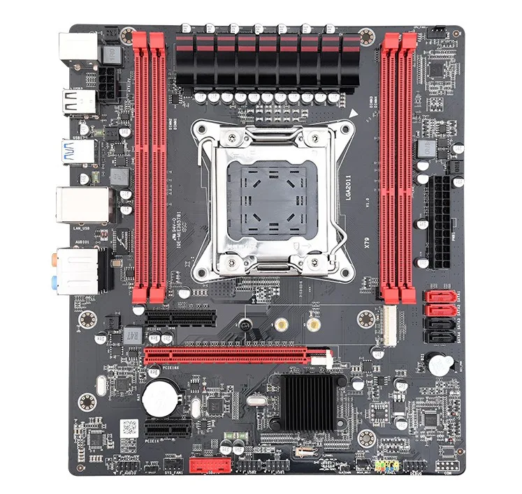 

LGA 2011 X79 Motherboard High Performance SATA 3.0 USB 3.0 With M.2 NVMe Slot For Intel I3 I5 I7 Xeon LGA2011 Computer Mainboard