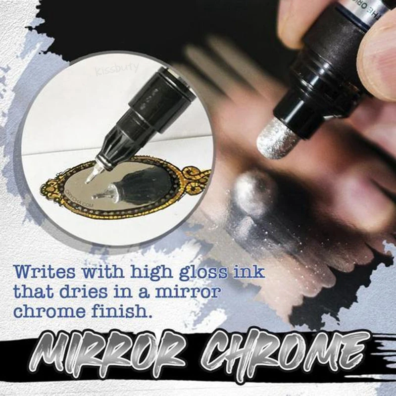 Pen Marker 2-6pcs Metallic Pen Gold Silver Resin Drawing Pen Acrylic Paint DIY Epoxy Resin Mold Highlights Permanent