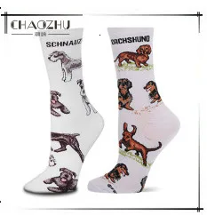 CHAOZHU Classic New Loose Socks Women 200 Needles Cotton Knitting Rib Solid Colors 14 Kinds of 4 Seasons Basic Daily Women Socks