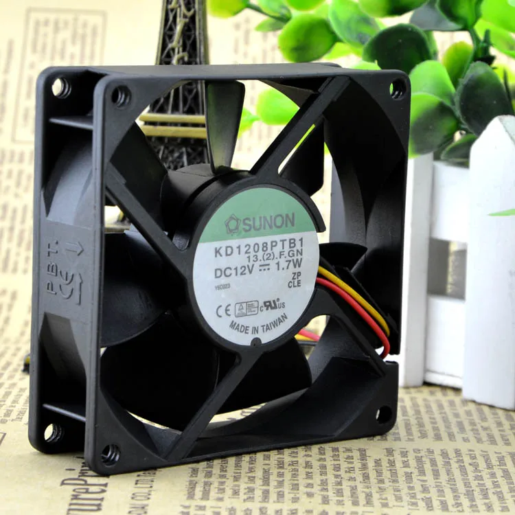 88 см 8025 12V 1,7 W KD1208PTB1 защиты электродвигателя Вентилятор охлаждения