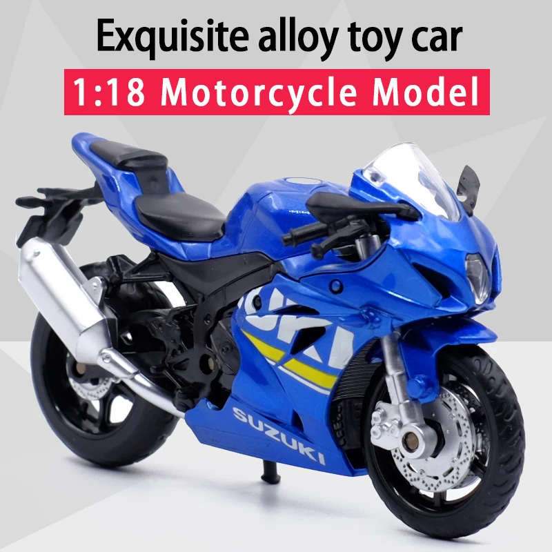 CaiPo 1:18 SUZUKI GSX-R1000 литые под давлением спортивные модели мотоцикла работоспособные