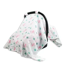 Чехол для кормления, детское автомобильное сиденье, навес, шарф для кормления грудью, дышащие узоры, принт, автомобильные чехлы для новорожденных, чехол для детской корзины