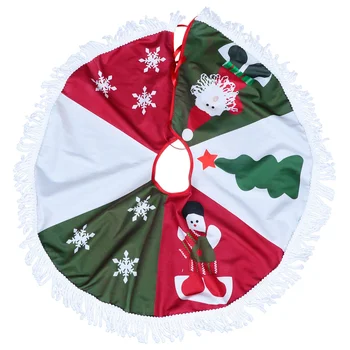 

1Pc Creative Christmas Tree Skirt Xmas Tree Apron Christmas Decoration