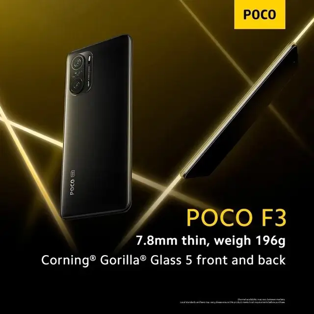 POCO F3 NFC 5G 6GB 128GB/8GB 256GB Smartphone Global Version Snapdragon 870 Octa Core 6.67"120Hz E4 AMOLED Display 33W Fast 48MP 5