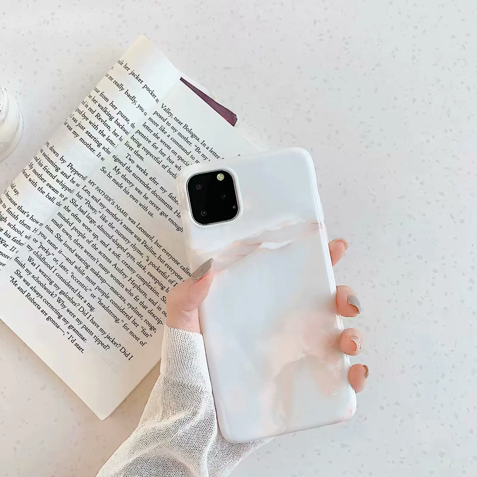 Чехол для Apple iphone 11, мягкий ТПУ, высокое качество, IMD, мраморный защитный чехол bac для iphone 11 Pro Max iphone 11 11pro shell