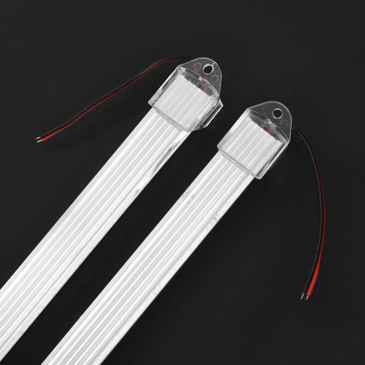 2 предмета Алюминий сплав жесткая Светодиодные ленты стержень светильник Водонепроницаемый 12V 50 см