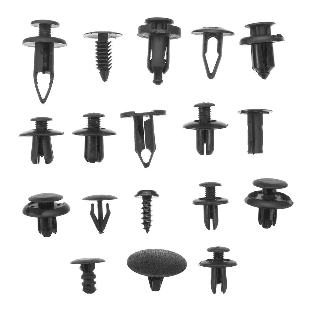 Rivet Panel Bumper Rivet Panel Portable Door Rivet Panel Fitting Clip Plastic 500Pcs Pratical