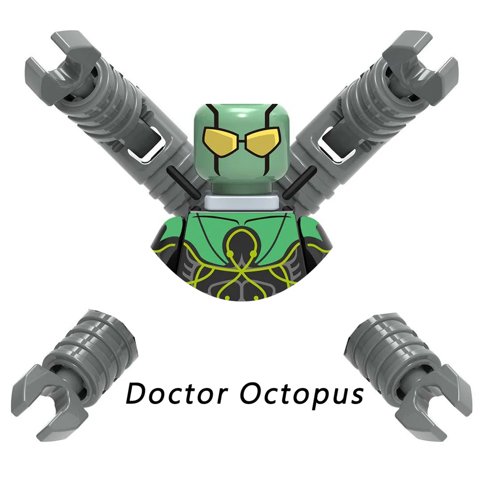 DISNEY Super Heroes Nebula Deadpools Building Blocks Gamora Groot Yondu Doctor Octopus Scream Venoms Bricks Action Figures Toys