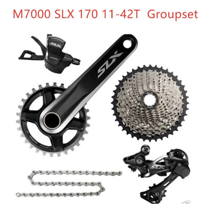 SHIMANO DEORE M5100 bb52 SLX M7000 mt800 1x11S 11S Speed Groupset 170/175 Crankset GS для горного велосипеда MTB|shimano slx|mtb