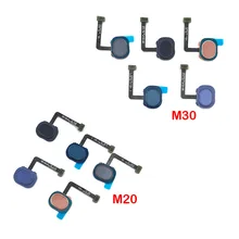Главная Кнопка отпечатков пальцев Сенсорный ID сенсор гибкий кабель лента для samsung M20 M205F M30 M305F запасные части