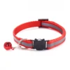 Cats Bells Collars Adjustable Nylon Buckles Small Dog Collar Reflective Collar Kitten Safe Necklace Pet Cat Accessories Supplie 2