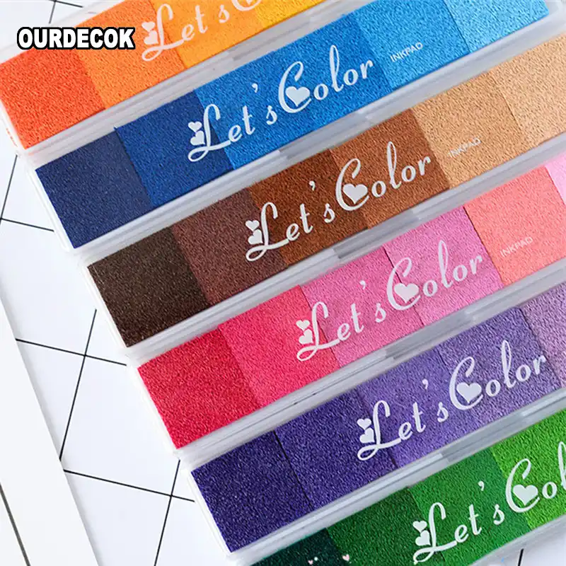 1 шт. DIY Скрапбукинг старинные ремесла чернил коврик красочная штемпельная подушечка штампы уплотнения украшения Штамп