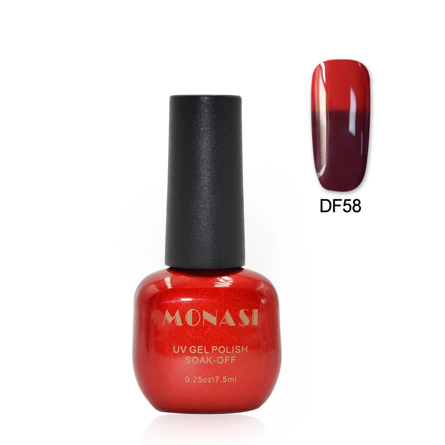 Thermo Varnish Changing Gel Nail Polish Soak Off UV Nail Gel Lacquer UV/LED Gel Temperature Varnish Gel Long Lasting - Цвет: DF58