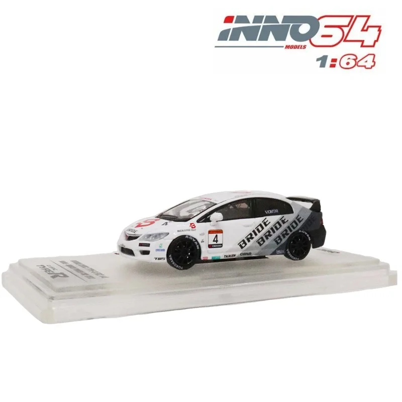 

INNO64 1:64 Honda Civic Type R FD2 #4 BRIDE MUGEN POWER CUP 2012 Diecast Model Car