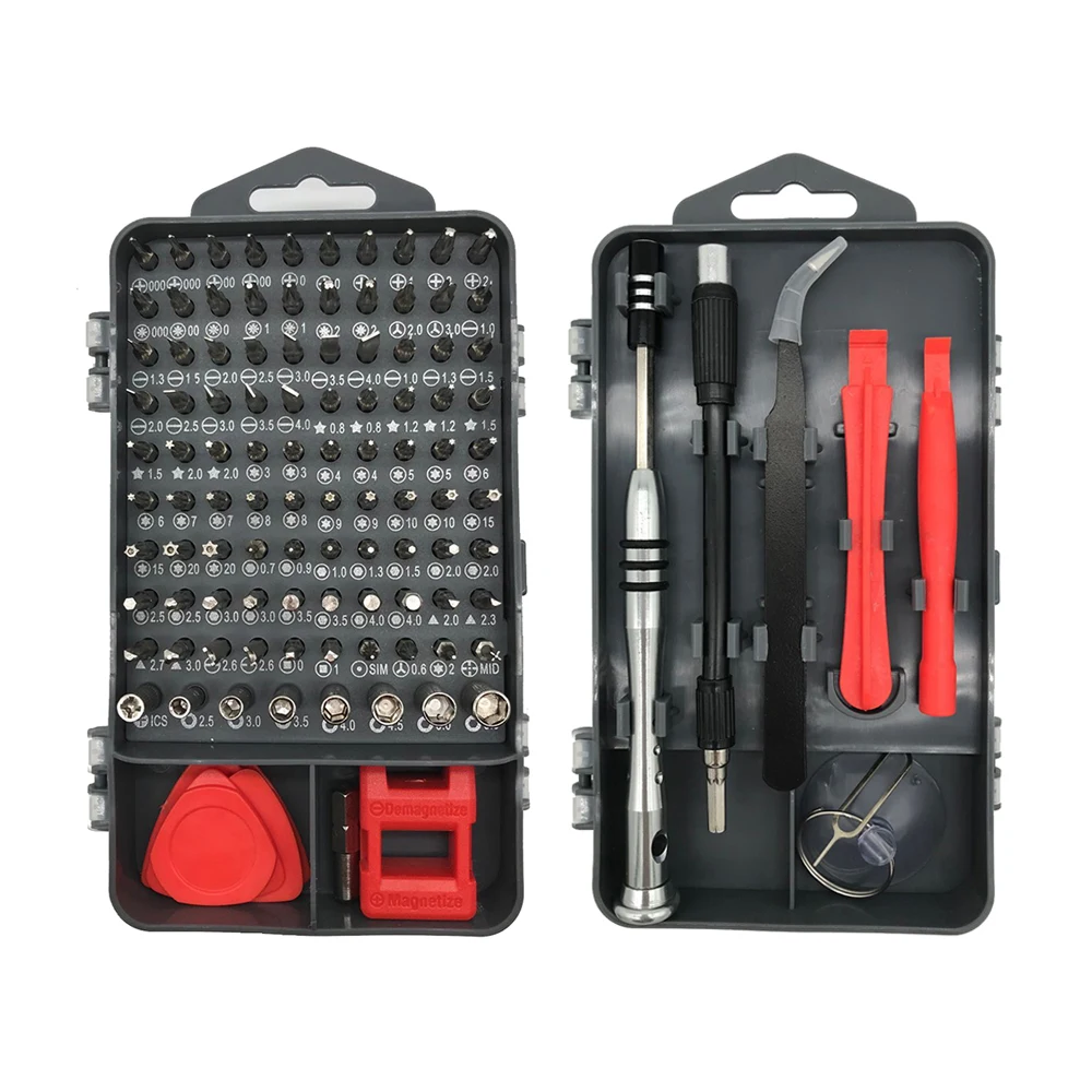 

Multi-function Mobile Phone Repair Tools Kit Electronic Devices Hand Tools 112 in 1 Magnetic Screwdriver Set
