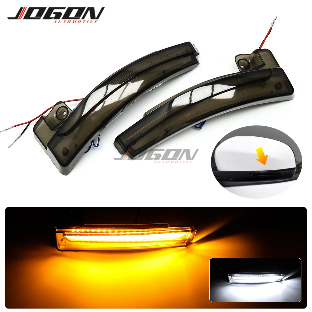 US $127.28 2 pcs For Jeep Compass 20172020 Cherokee KL LED Dynamic Turn Signal Light Side Mirror Sequential Indicator Blinker Paking Light