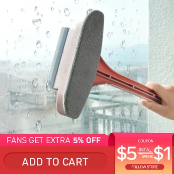 

Glass Window Wiper Scraper Blade Squeegee Cleaner Mirror Clean Wash Brush Home Bathroom Car Windows Cleaning Tools