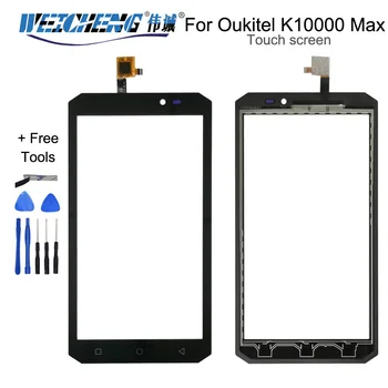 

WEICHENG For Oukitel K10000 Max Touch Screen 100% Guarantee Glass Panel Touch Screen Digitizer For K10000 Max