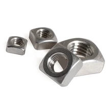 Square Nut Metric Threaded Nuts Fastener 304 Stainless Steel M3 M4 M5 M6 M8 M10 M12