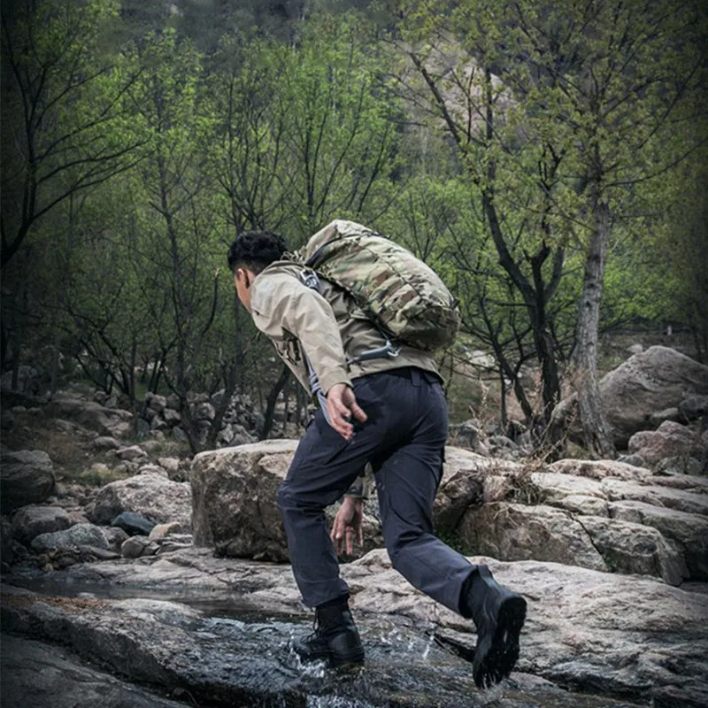 Men's Lightweight Tactical Pants Breathable Summer Casual Army Military Long Trousers Male Waterproof Hiking Trekking Cargo Pant