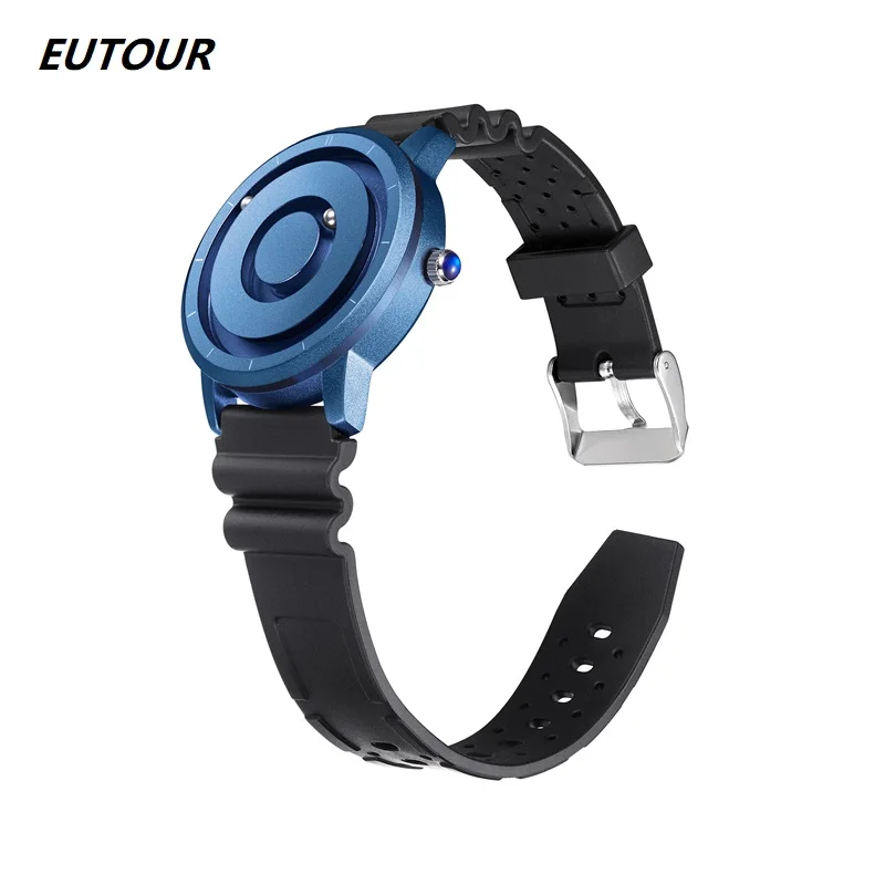 EUTOUR Colorful Watch Man Magnetic Ball Show Quartz Wristwatches