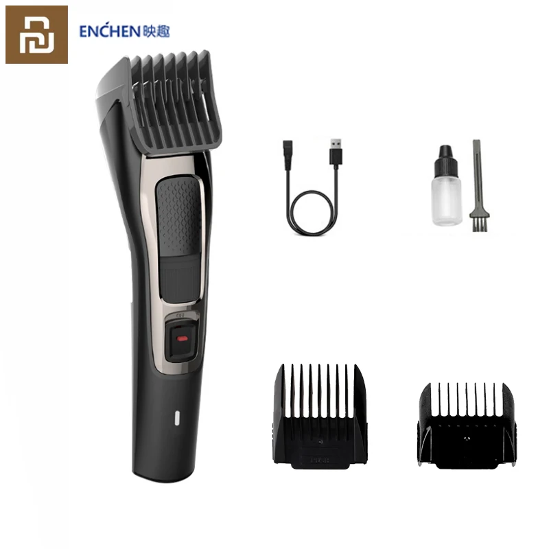 Машинка для стрижки волос Youpin ENCHEN Sharp3S быстрая зарядка Мужская электрическая