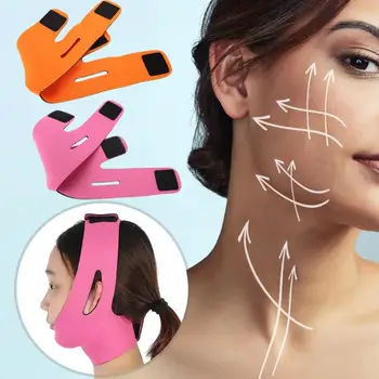 

Face Slim V-Line Lift Up Cheek Chin Neck Slimming Thin Belt Strap Facial Lifting Bandage Facial Massager Improve Masseter Beauty