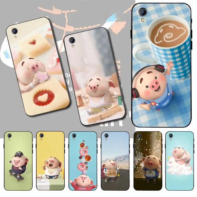 PENGHUWAN свинья милый пердеть чехол для телефона Vivo Y91c Y17 Y51 Y67 Y55 Y93 Y81S Y19 Y7S | Мобильные