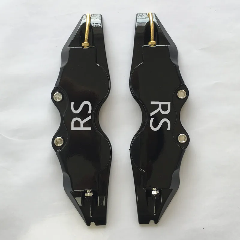 ABS Пластик с оригинальным дисковой тормозной суппорт в Размеры L/M для AUDI A3 S3 A4 A5 S5 A6 S6 A7 S7 A8L Q7 TT TTS A1 S8 Q2 Q3 Q5 - Название цвета: RS Black