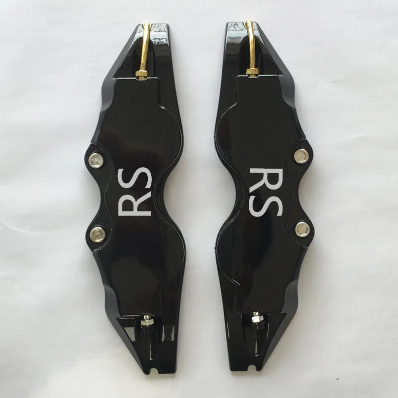 RS Black ABS Пластик с оригинальным дисковой тормозной суппорт в Размеры L/M для AUDI A3 S3 A4 A5 S5 A6 S6 A7 S7 A8L Q7 TT TTS A1 S8 Q2 Q3 Q5 - Название цвета: RS Black