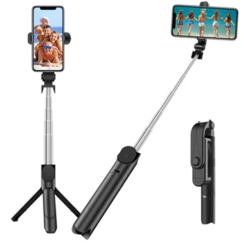 

Selfie Stick 3 in 1 Wireless Bluetooth Mini Tripod Stand Expandable Monopod with Remote for Vlog iPhone IOS Android Travel