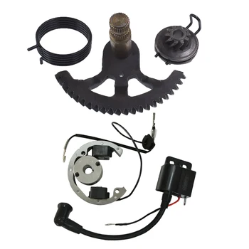 

Pouvoir Kickstart Kick Start Shaft Sleeve Gear Spring Ignition Coil For KTM50 50SX