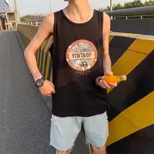 019 летние баскетбольный жилет Для мужчин; модные ботинки с студентов футболка без рукавов для мальчиков популярный бренд INS спортивные свободные футболки жилет