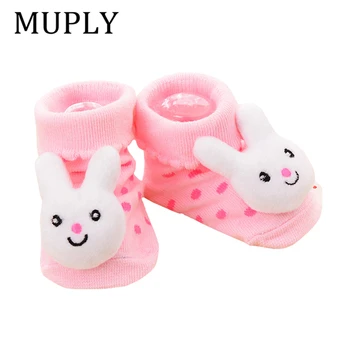 

Baby socks Rubber Anti Slip Floor Cartoon Kids Toddlers Autumn Spring Fashion Animal newborn Cute 0-24 Month