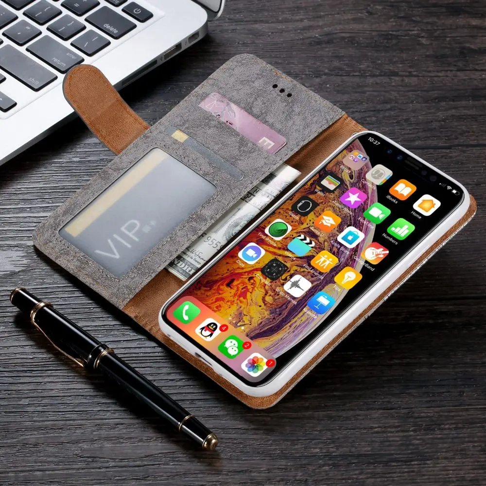 LLZ. COQUE, блестящий чехол-кошелек для Iphone 11 Pro Max X Xr Xs Max, милый кожаный чехол-книжка для IPhone 7 Plus, 8, 6 S, 6, 5, 5S, SE