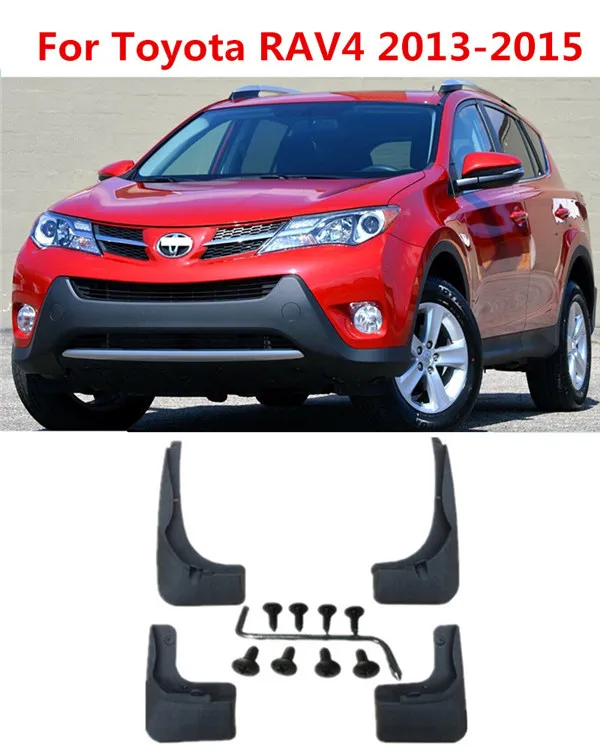 Автомобильный брызговик s для Toyota RAV4 2006 2007 2008 2009 2010 2011 2012 2013- брызговики брызговик крыло брызговиков - Цвет: RAV4 2013-2015