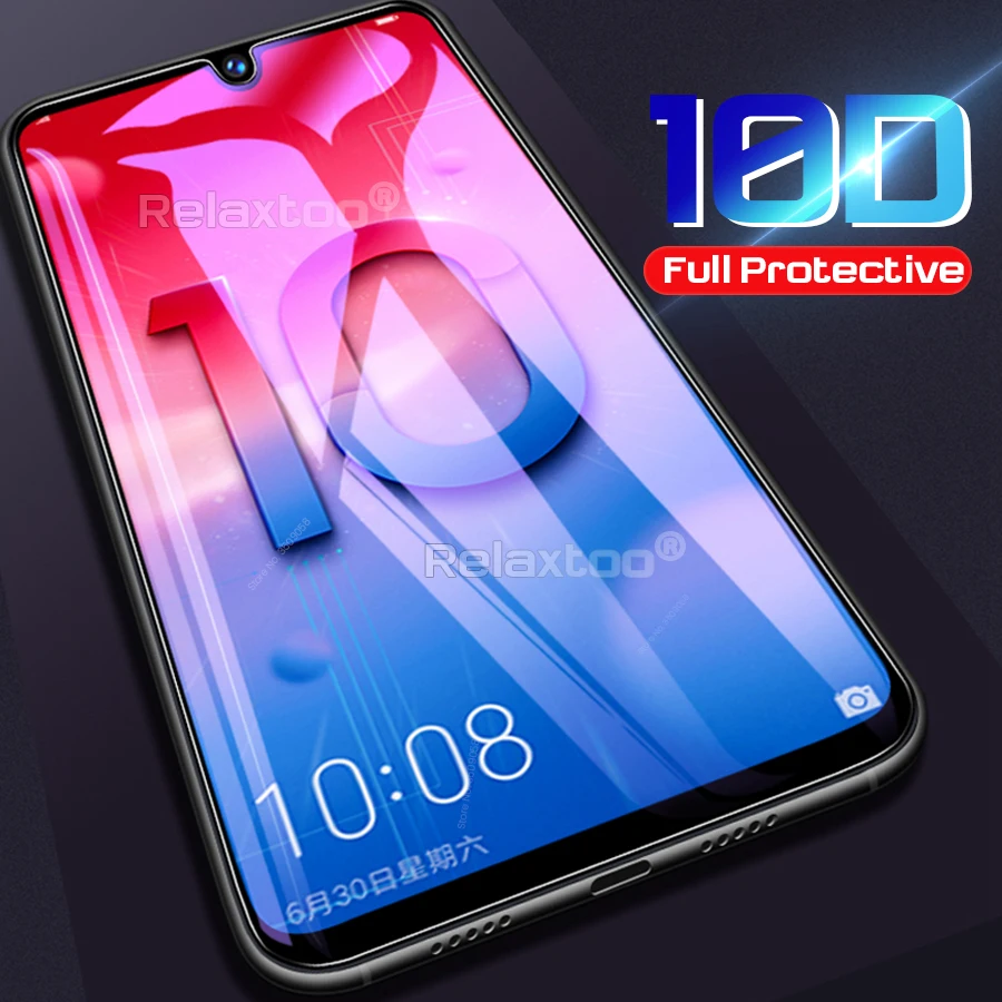 Защитное стекло 10d для honor 10 lite легкая Защитная пленка экрана телефона huawei 10i honer i10