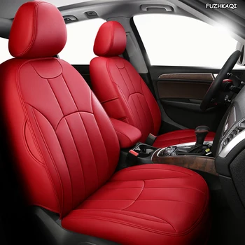 

FUZHKAQI Custom Leather car seat covers For JEEP Compass Wrangler Patriot Cherokee Grand Cherokee Commander Renegade car sears