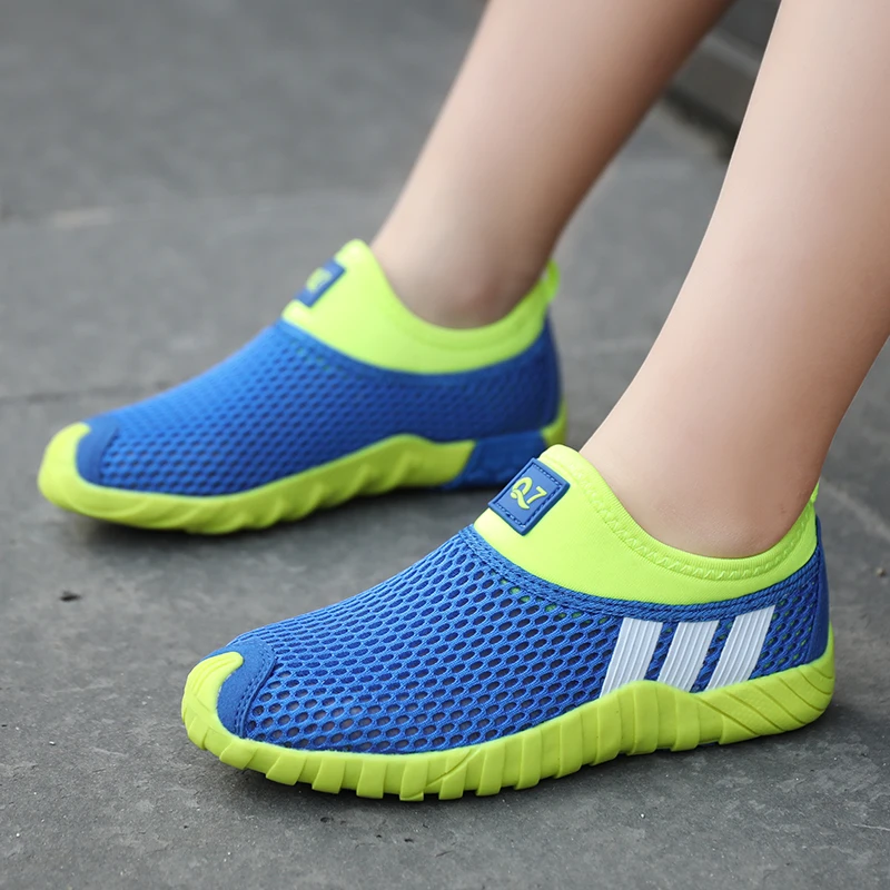 Summer Fashion Girls' Sports Shoes Kids' New Children Running Shoes Mesh Breathable Sneakers Casual Lightweight for Sport best leather shoes