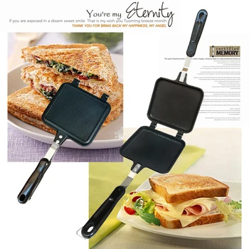 

34.5 * 15cm Pan Double-sided Grill Frying Pan Cookware Steak Frying Pancake Outdoor Kitchen Supplies WF1129316