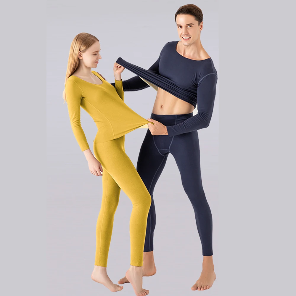 New Thermal Underwear For Men And Women Winter Clothes For Women Lingerie Set Womens Warm Long Johns Men Thermal Set Compression
