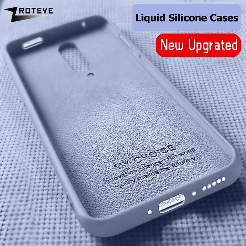 

One plus 7 Pro Case Cover ZROTEVE Liquid Silicone Coque For Oneplus 7 Pro 6T 6 T Case Soft Cover For One plus 6 T 6T Phone Cases