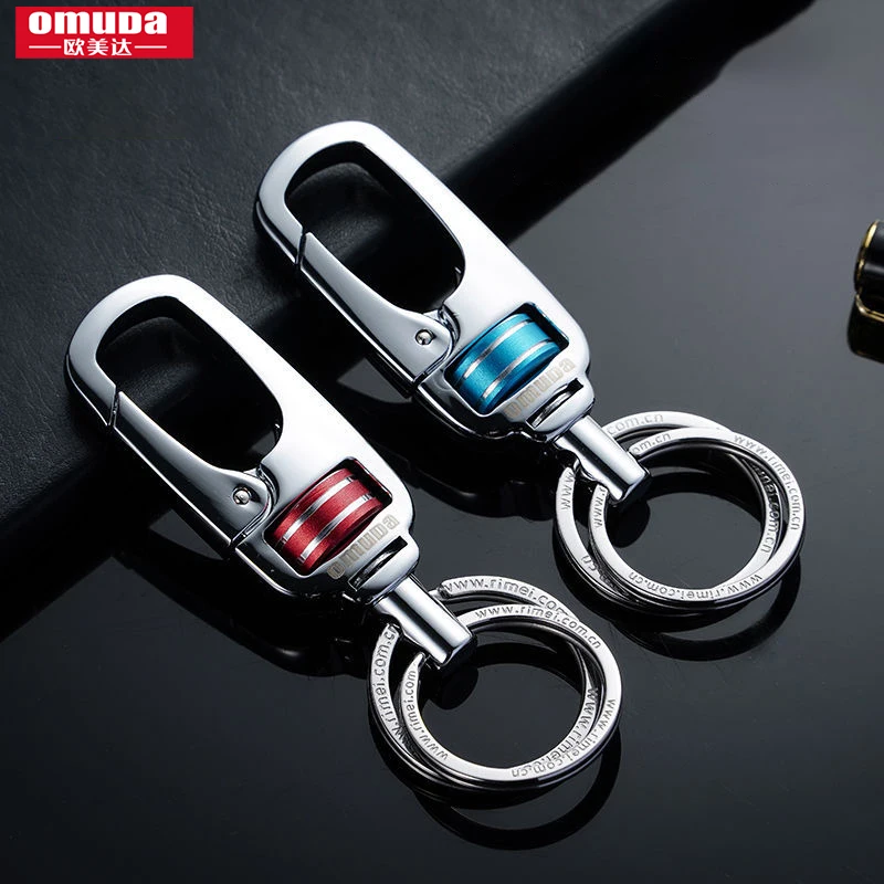 OMUDAKeychainZincAlloyStainlessSteelMensandWomensCar